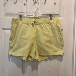 The North‎ Face Womens Hiking Shorts Fluorescent Green Activewear Large